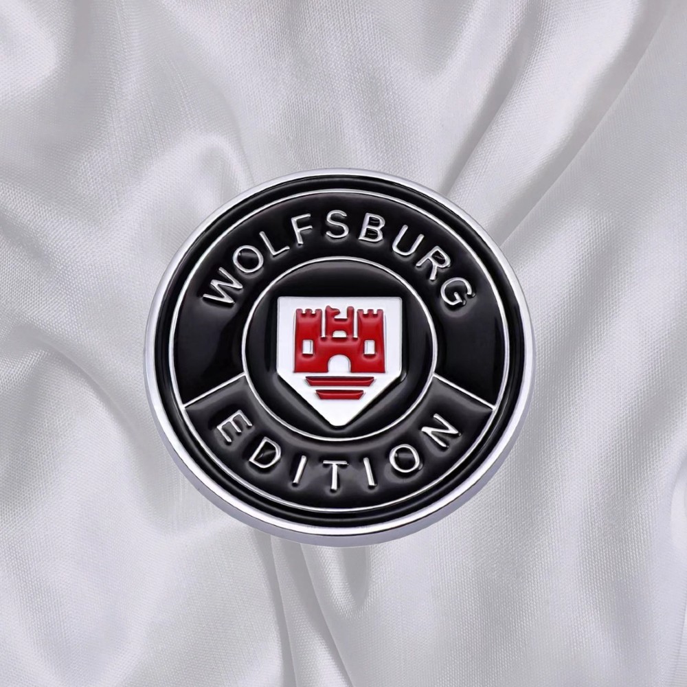 1x Metal Multiple colors For Wolfsburg Edition Trunk Fender Emblem Badge Sticker