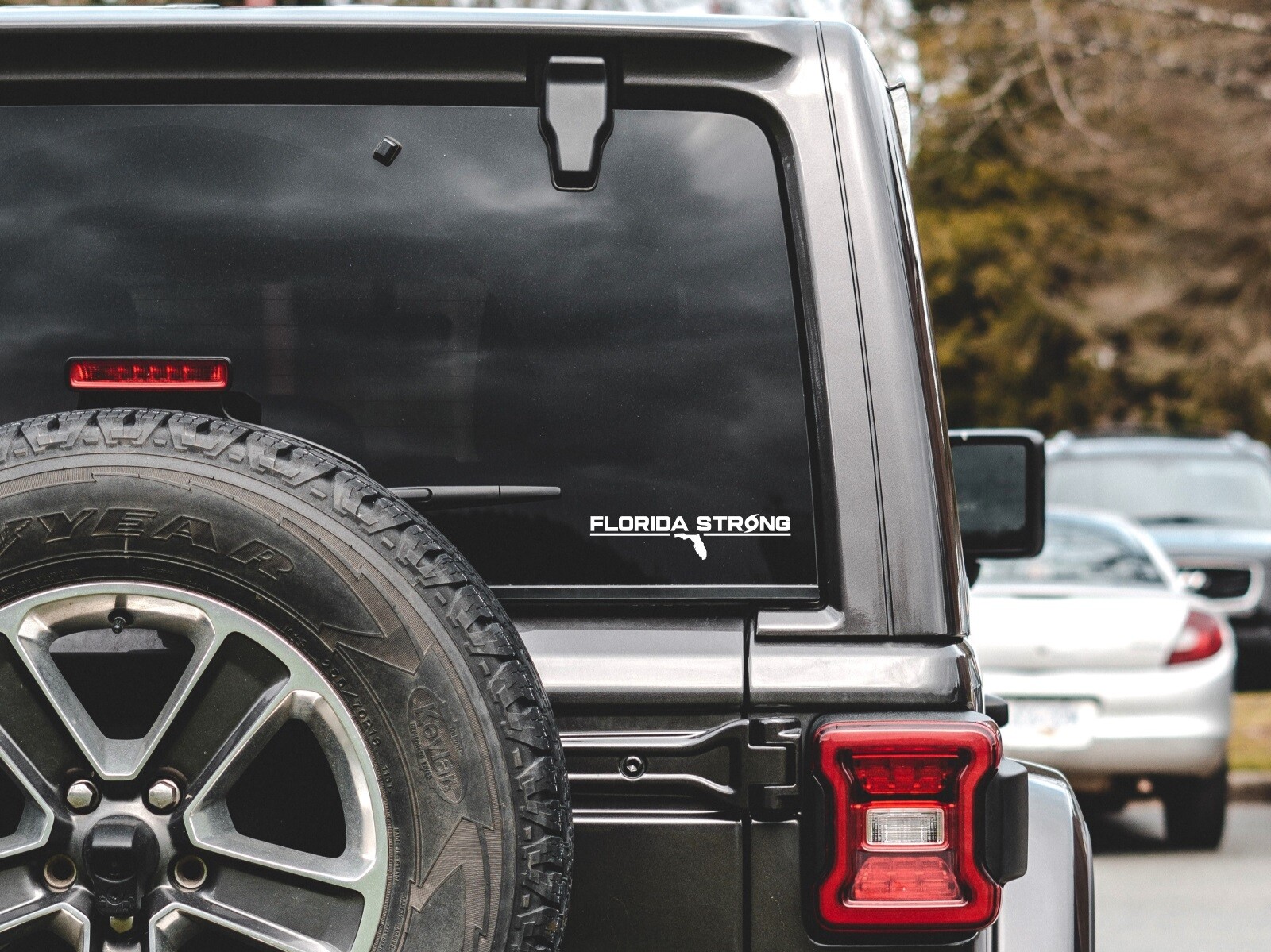 Florida Strong Hurricane Decal Sticker Vinyl Graphics