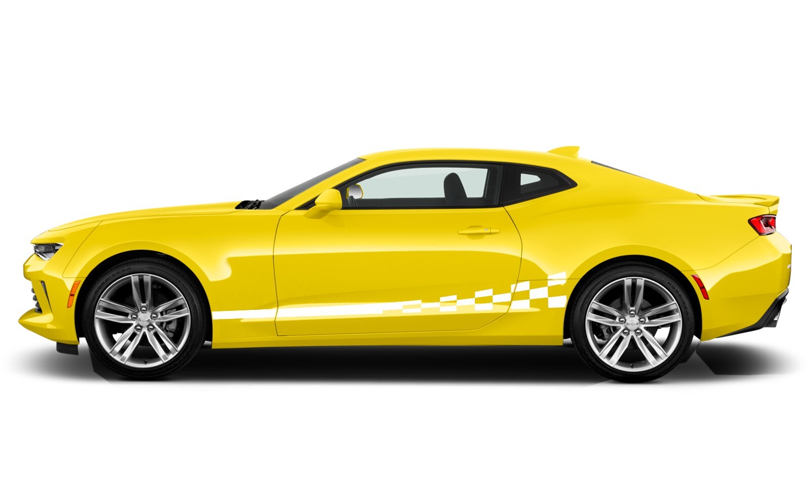 Finishing flag stripes graphics stickers decal compatible with Chevrolet Camaro