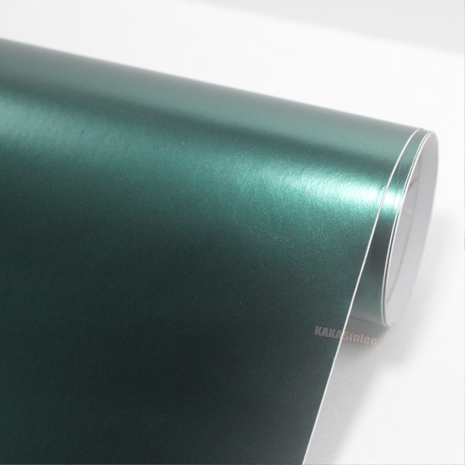Stretch Pearl Metal Sparkle Satin Chrome Vinyl Wrap Car Truck Sticker Emerald US
