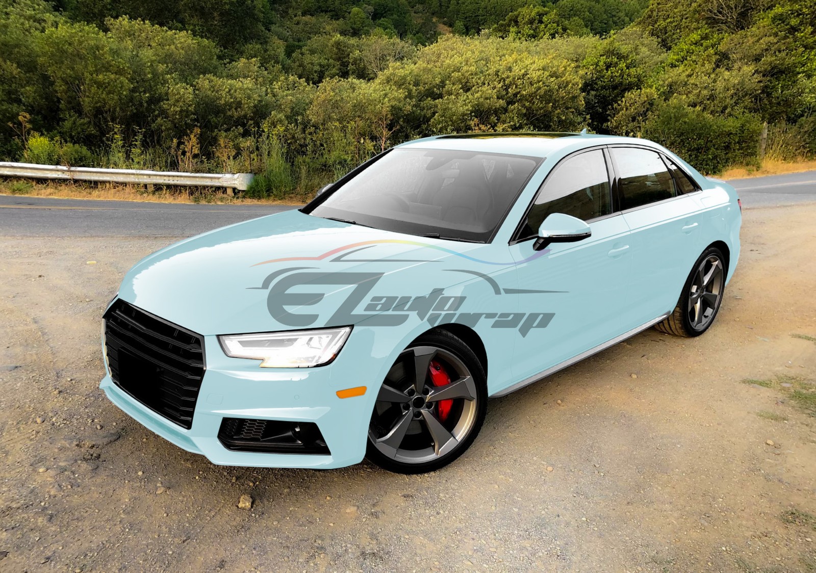 ESSMO PET Super Gloss Ocean Mist Teal Vehicle Vinyl Wrap Decal Glossy Like Paint