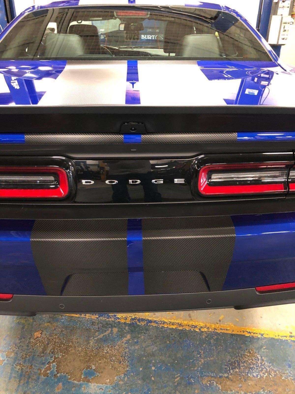 10″ PLAIN Rally Racing Stripe Graphics Stripes Set FIT 2009 – 2023 Challenger