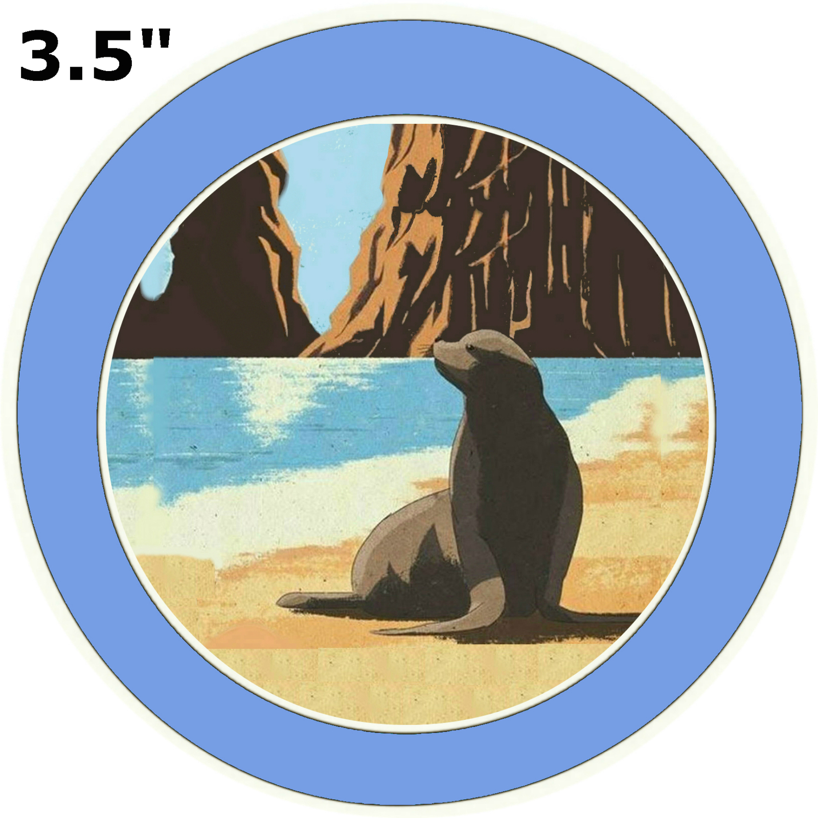 Seal Car Truck Window Bumper Graphics Sticker Decal Souvenir