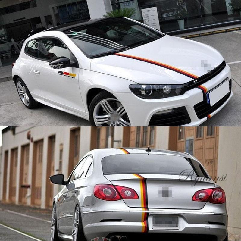Racing Hood Stripes Decal Vinyl Stickers for Car SUV Truck Universal Fit