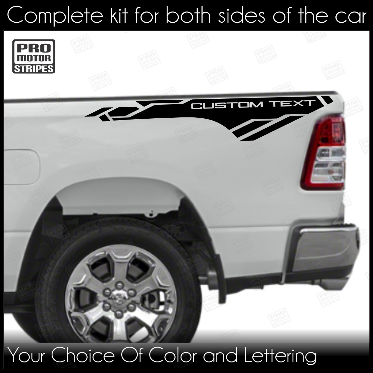 Side Bed Box Tail Decals Stripes For Chevrolet Silverado Colorado S10 WT LT EV