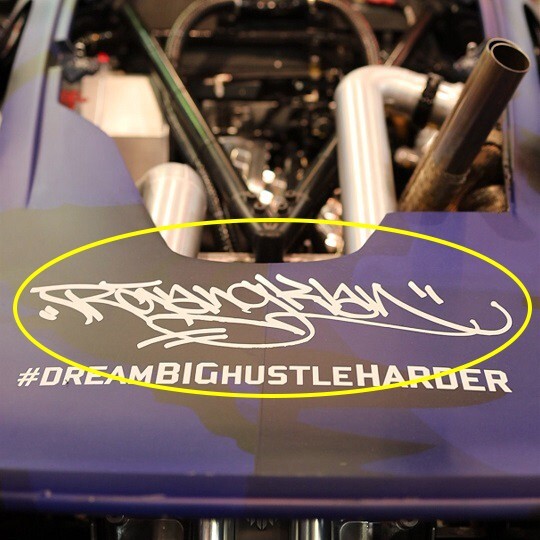 RotangKlan Graffiti Style Mazda Rotary Engine Enthusiast RX-7 Decal 12″ x 3.5″
