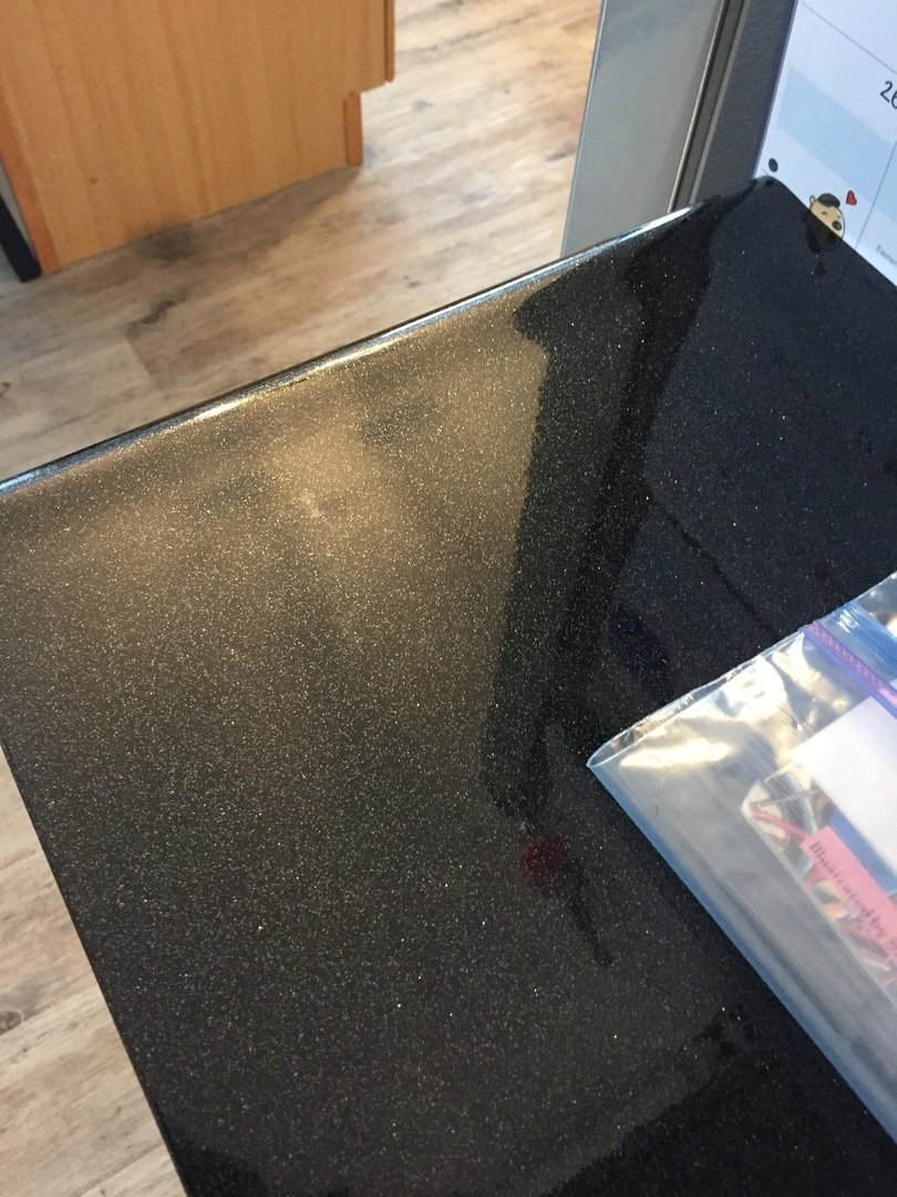 VVivid Xpo Gloss Metallic Sparkle Black Vinyl Car Wrap Film | V222