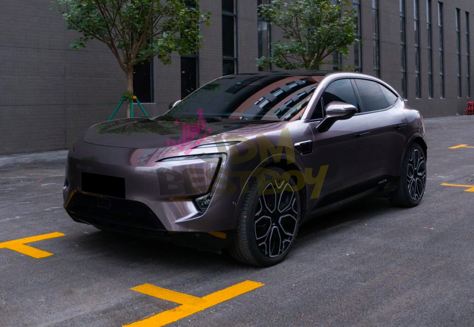 ESSMO PET Super Gloss Metallic Nova Purple Vehicle Vinyl Wrap Decal Like Paint