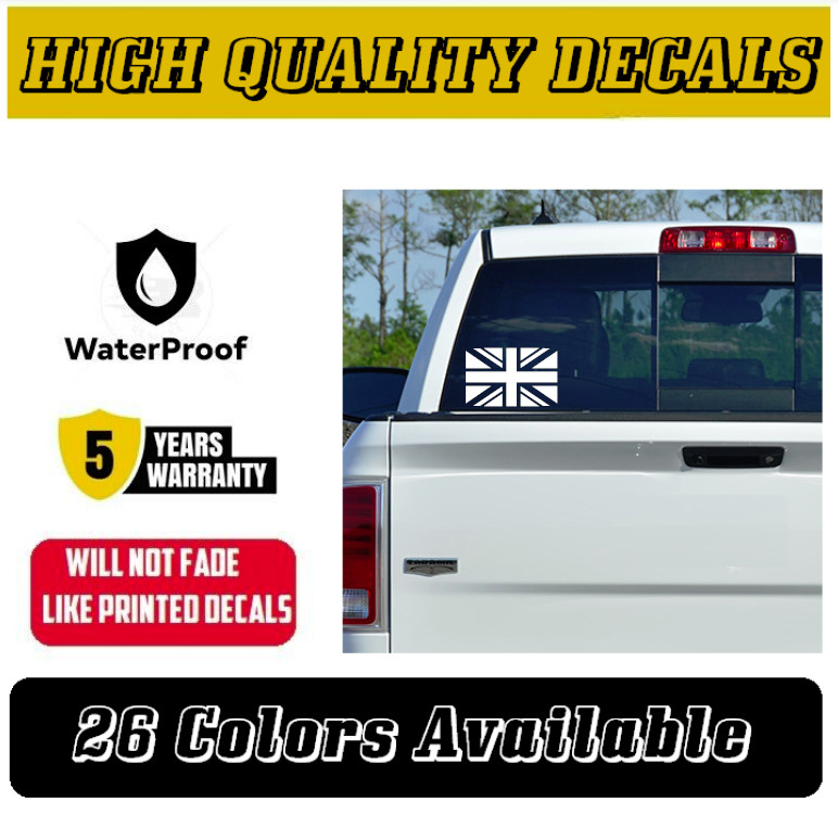 Union Jack Flag Vinyl Decal Sticker | UK United Kingdom