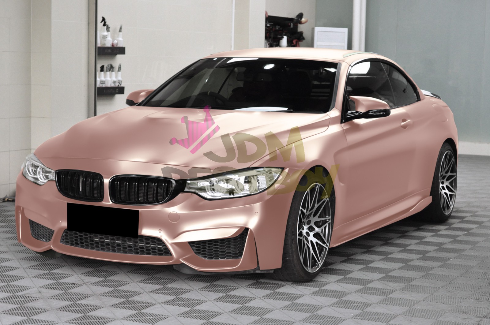 Matte Metallic Rose Gold TPU PPF Paint Protection Film Dry Wet Apply Vinyl Wrap