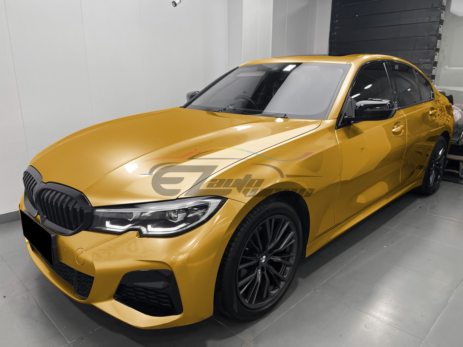 Gloss Metallic Milano Gold PPF TPU Paint Protection Film Dry Wet Auto Vinyl Wrap