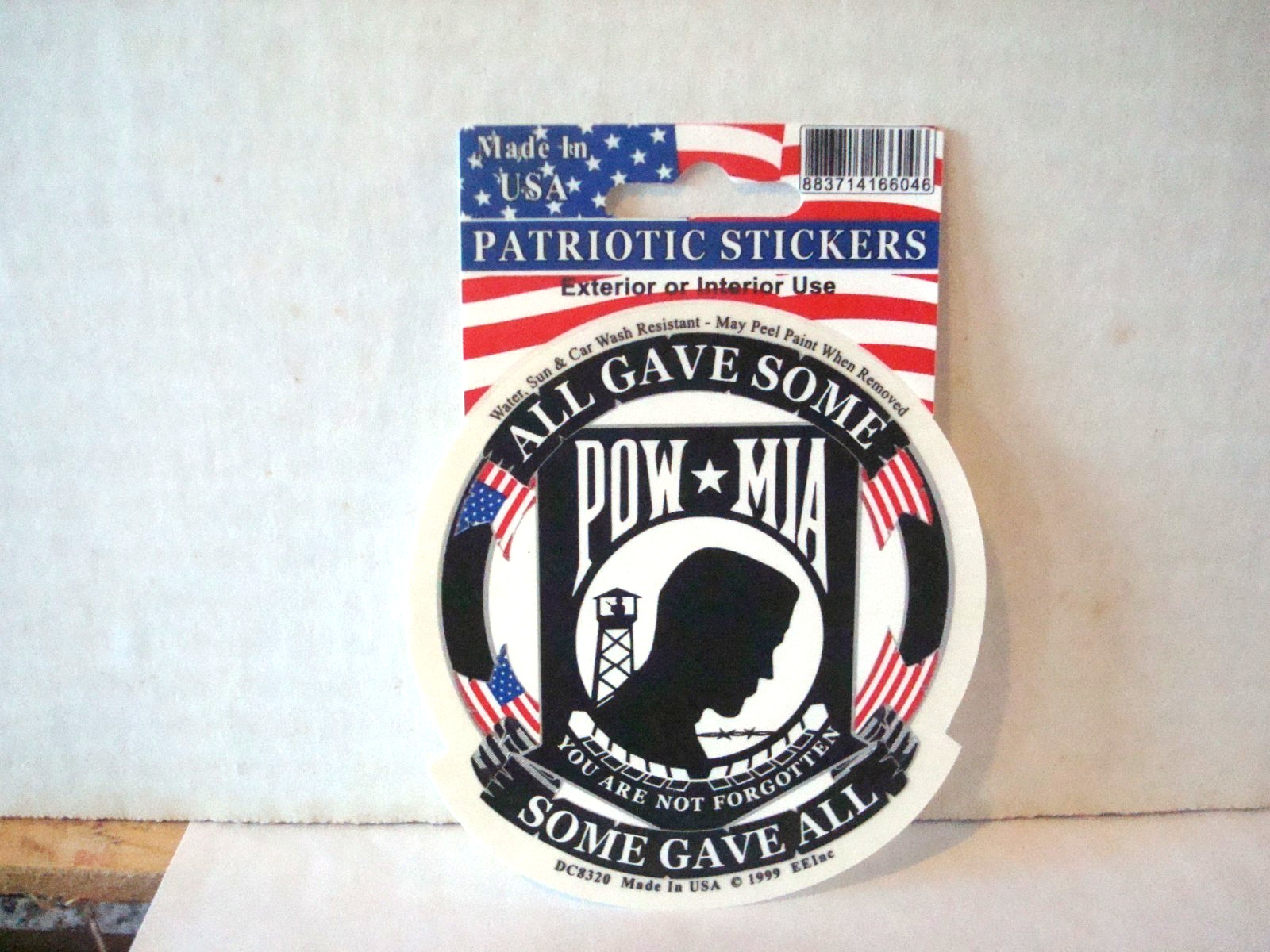POW MIA ALL GAVE SOME SOME GAVE ALL STICKER DECAL 4 inches