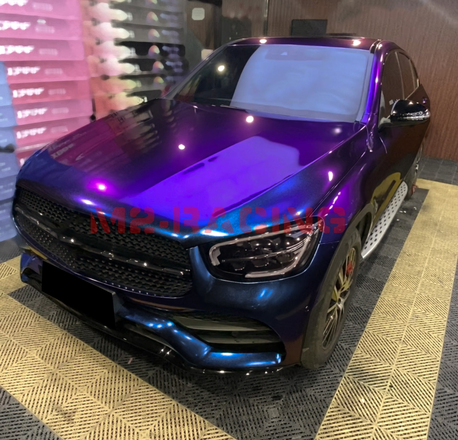 Galaxy Dust Gloss Purple Blue Metallic Car Sticker Decal Vinyl Wrap Sheet Film