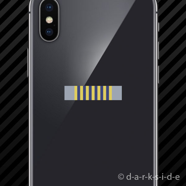 (2x) Airman’s Medal Ribbon Cell Phone Sticker Mobile USAF heroic Air Force