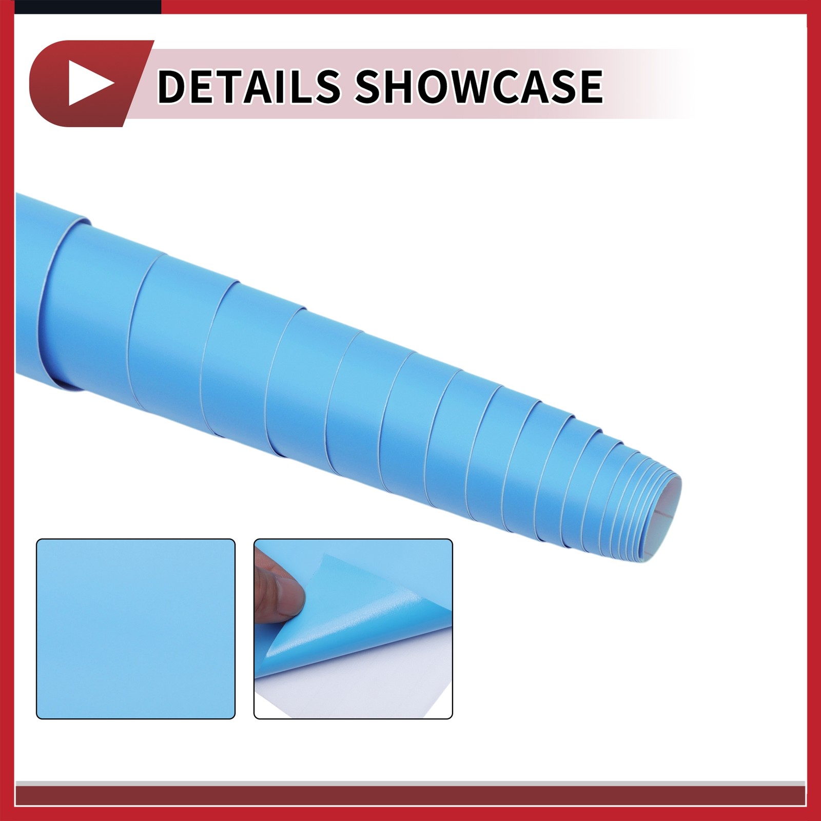 Matte Light Blue Auto Wrap Film 274x152cm(9ft x 5ft) Vinyl Wrap Cover Universal