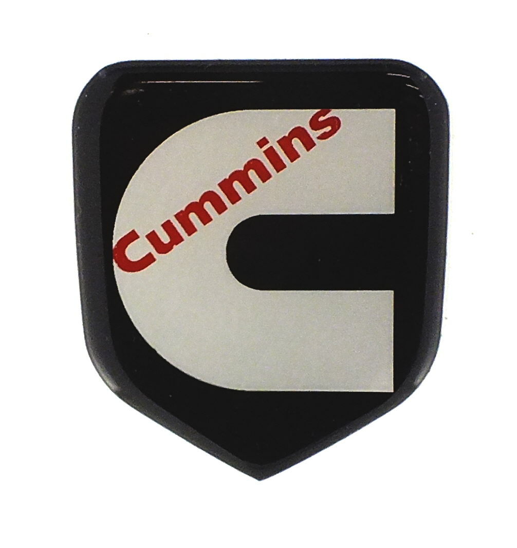 GRILLE EMBLEM fits RAM Diesel 1994-2002 Black/Silver-RED