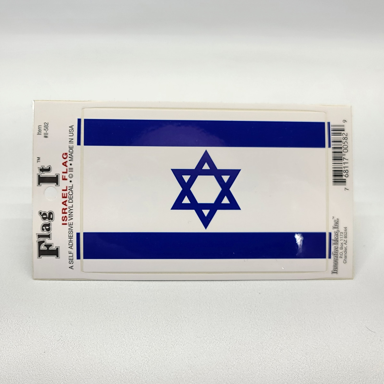⭐️ Flag It Israel Flag Window Bumper Vinyl Decal Sticker- 3.25″ x 4.875″
