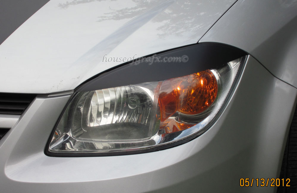 Chevy Chevrolet Cobalt shorty vinyl eyelids eyelid decal decals overlays SS