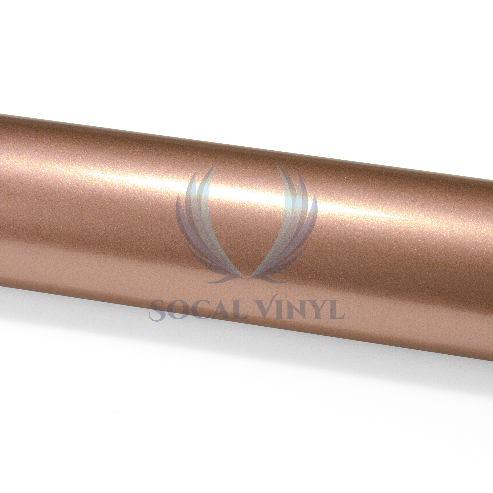 Gloss Metallic Rose Gold Candy Decal Car Vinyl Wrap Film Sticker Sheet Sparkle