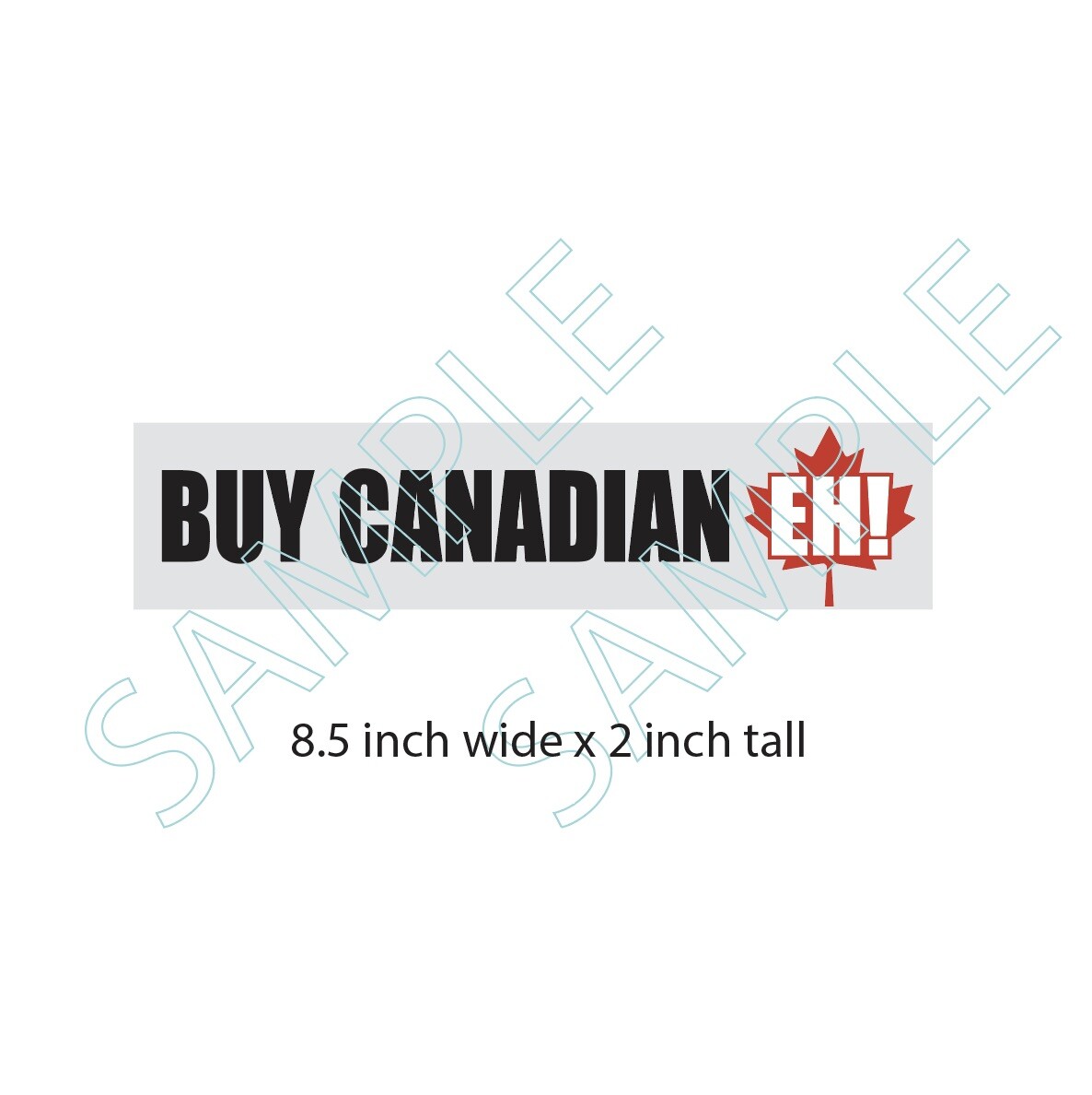 Buy Canadian Eh : Gloss Vinyl Decal Bumper Sticker High Quality