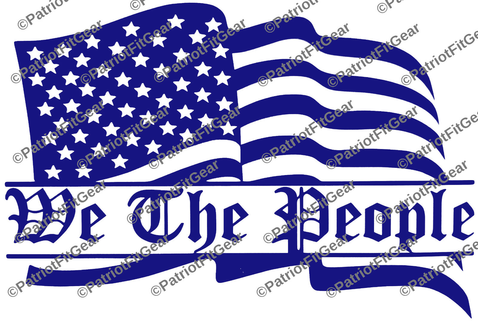 We The People Flag,12″x9″,Dont Tread On Me,Faith Family Freedom,1A,Vinyl Decal