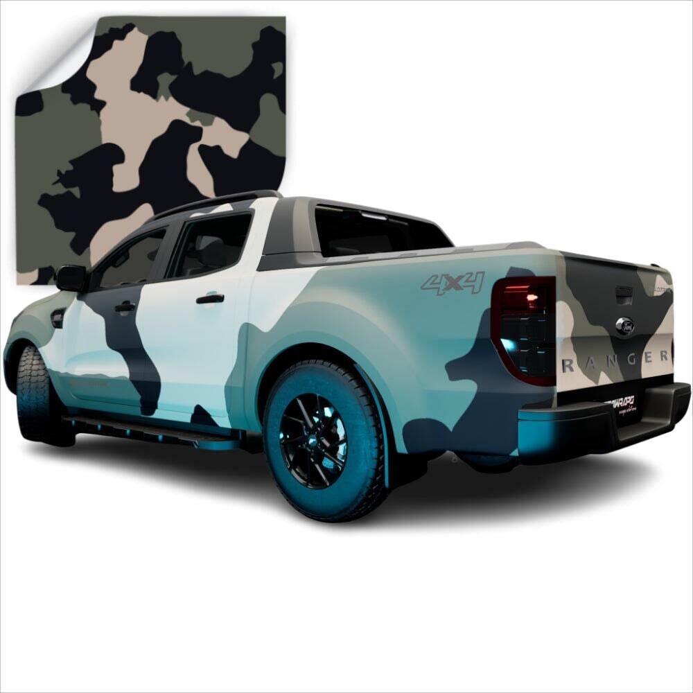 3M Vinyl Printed Jumbo Camo Patterns CW Series Wrapping Film | CW1524J