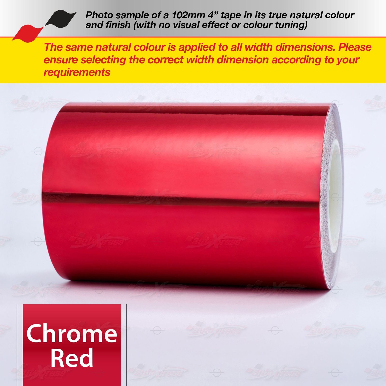 RED CHROME 19mm 3/4″ Roll PIN STRIPE Car Striping Line TAPE Decal Vinyl Sticker