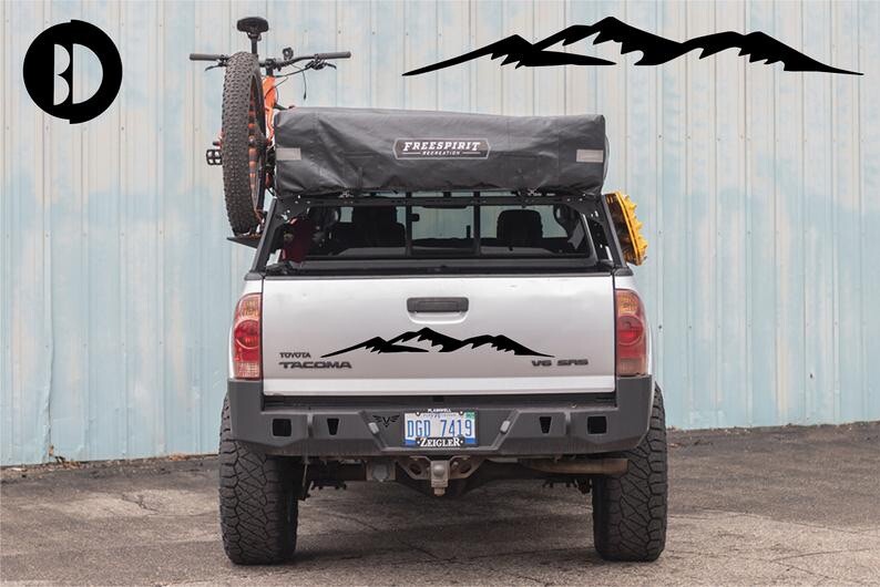 Tailgate Mountain Decal