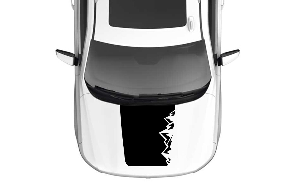 Hood Decal for Chevrolet Tahoe Mountains Graphics Sticker Vinyl kit 2015 – 2023