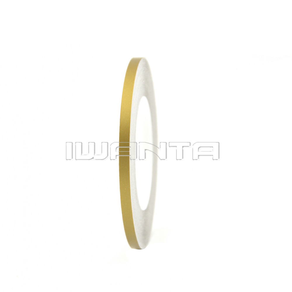 1/8″ 3mm Matte Gold & Matte Black Pinstriping Pin Stripe Line Vinyl Decal Sticke