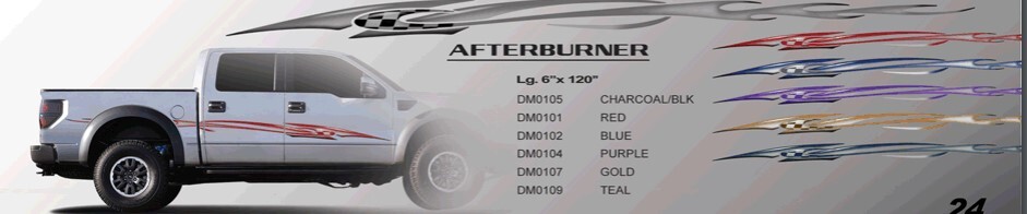 Illusions Afterburner Graphics for Cars & Trucks (DM01)