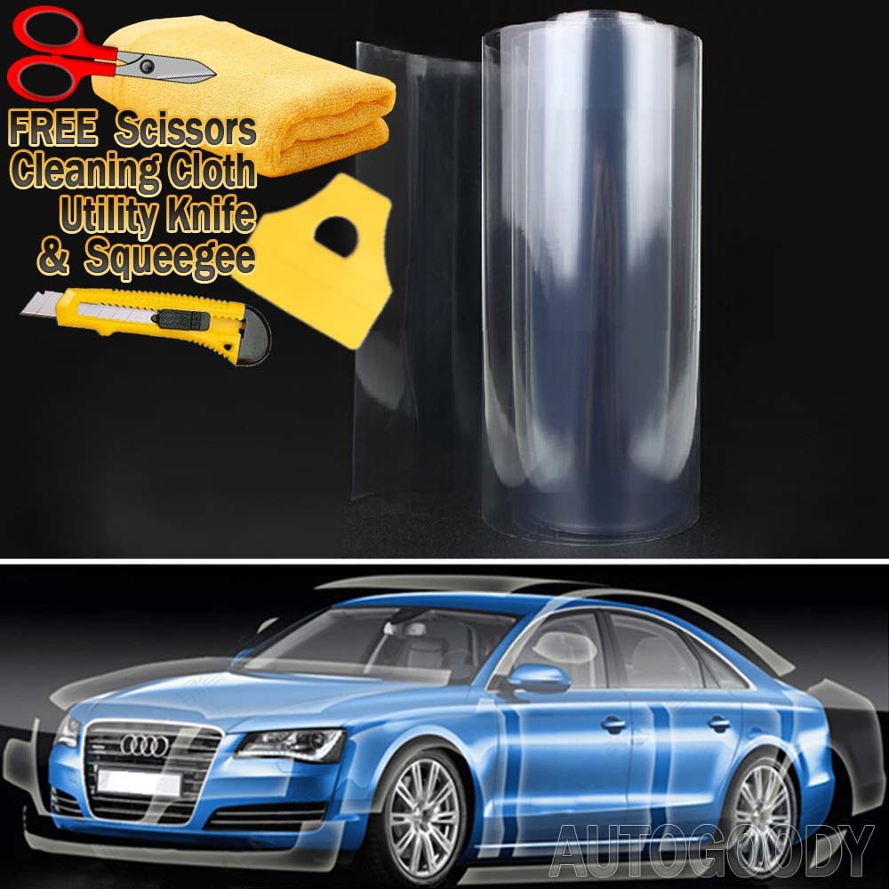 36″x60″ Clear Bra Paint Protection Vinyl Film Wrap Transparent Car Paint Shield