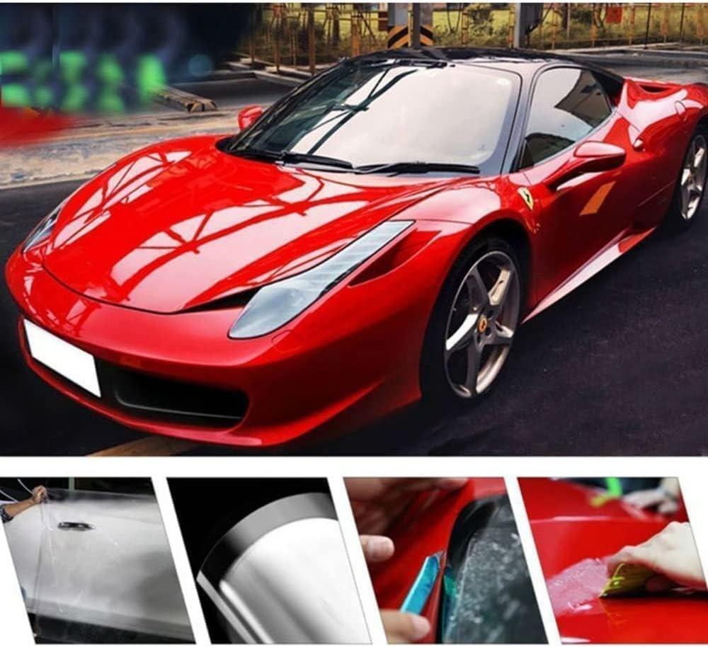 Clear Vinyl Wrap Transparent Protective Self Adhesive Car Wrap Film Vinyl New