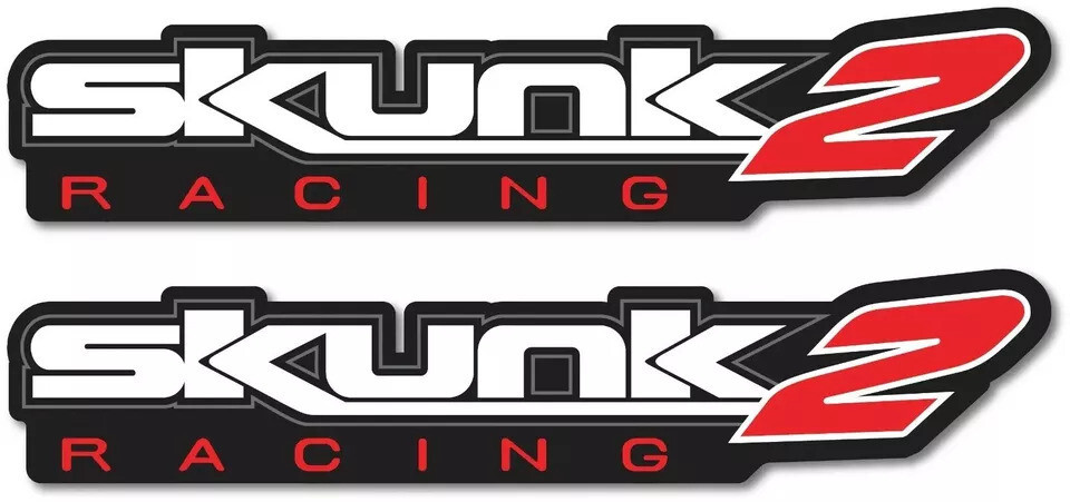 2X SKUNK2 DECAL STICKER TRUCK VEHICLE JDM SUSPENSION RACING CAR EVO STI HONDA OF