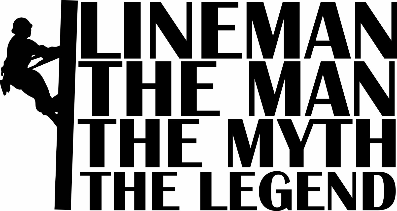 Lineman Electrician Power Pole Journeyman Truck Window Vinyl Decal Sticker