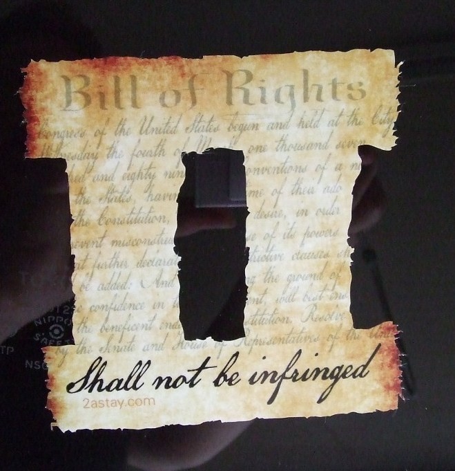 Second 2nd Amendment Car Decal Vinyl Window Sticker Bill of Rights Shall Not Be