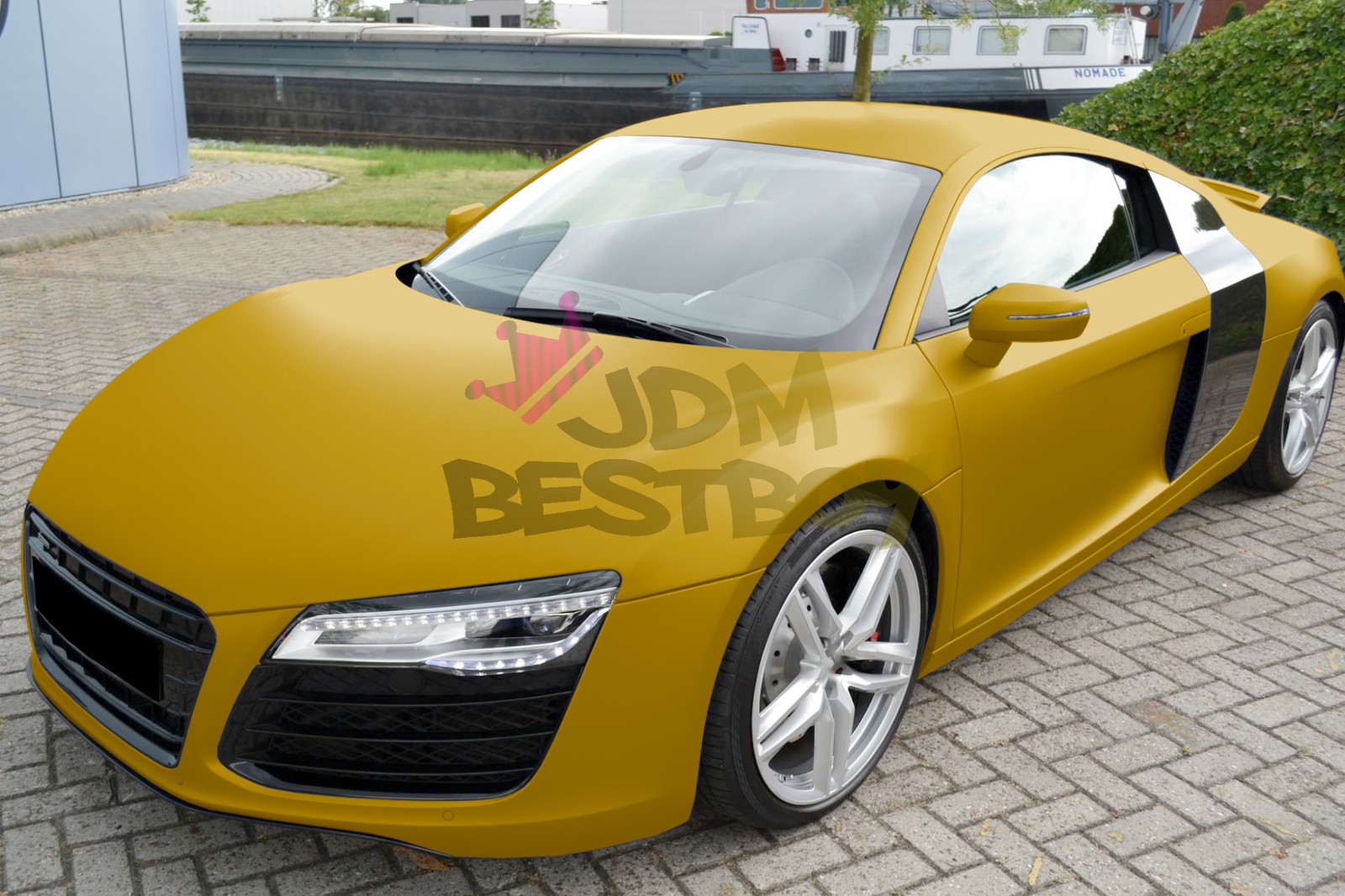 Matte Colors Gold Vinyl Wrap Sticker Decal Auto Car Film Bubble Free Air Release