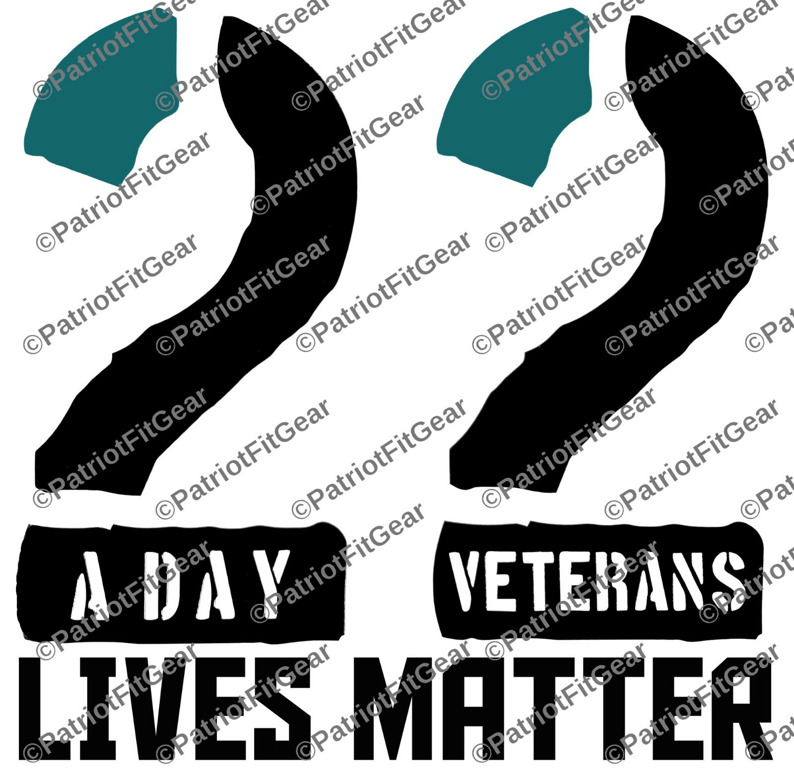 Veteran 22,22 A Day,Flag,Suicide Awareness,PTSD,Support Our Troops,Vinyl Decals