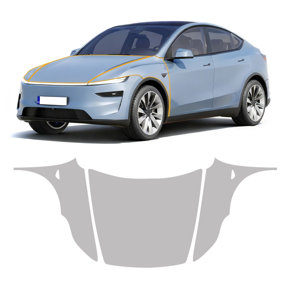 For 2025 2026 Tesla Model Y Juniper Precut Paint Protection Film 8.5 Mil TPU PPF