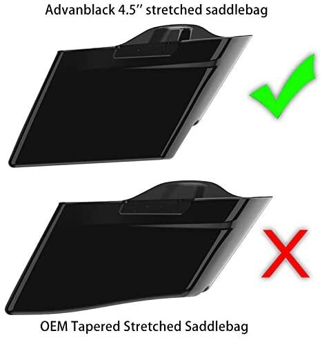 Midnight Blue Stretched Extended Side Cover Fits 2014+ Harley Street Road Glide