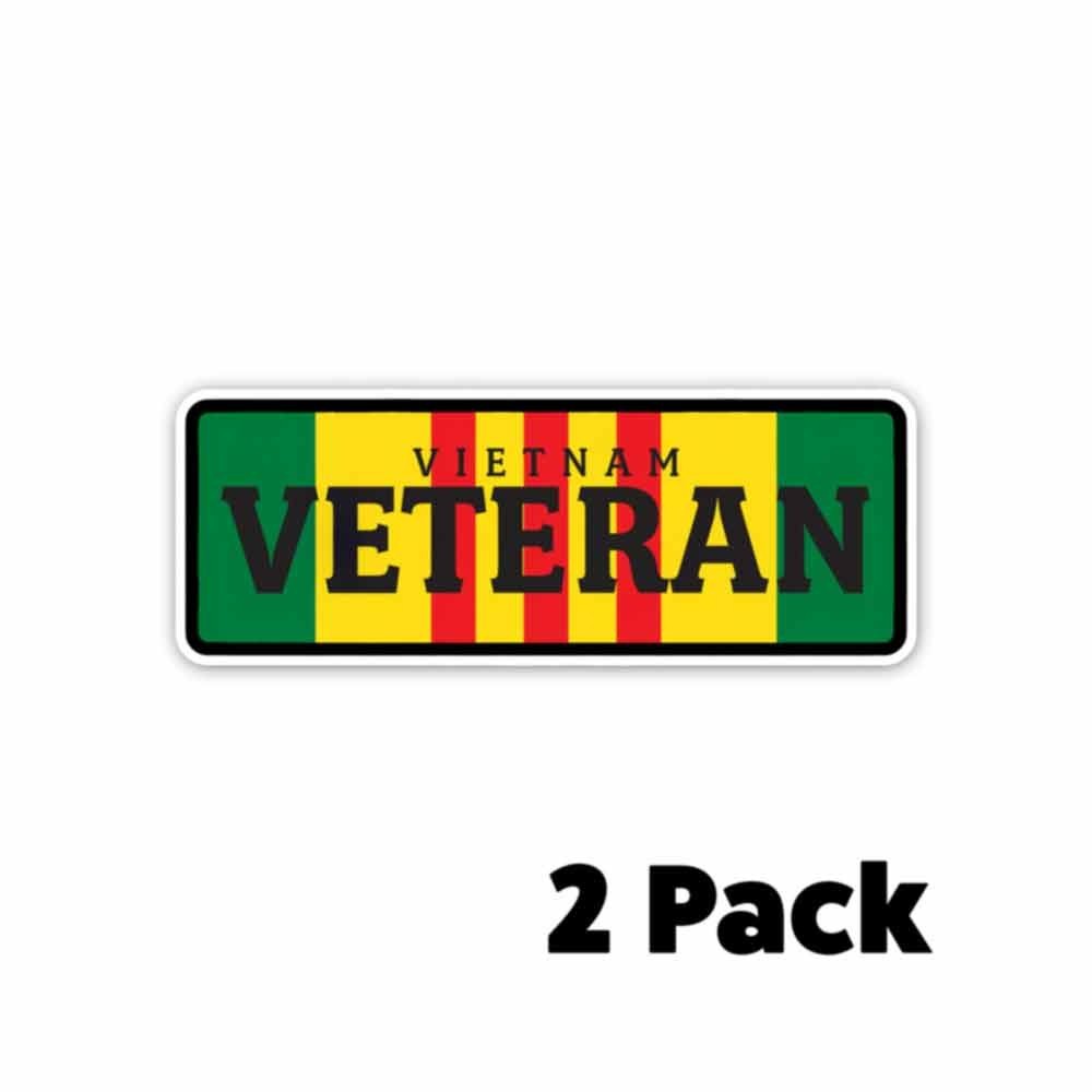 Vietnam Veteran Sticker Decal Vinyl viet vet pride honor served MULTI PACK