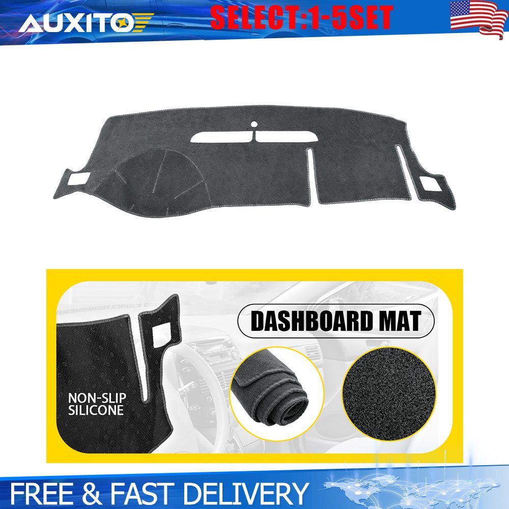Dashboard Mat Pad Cover Gray for Chevrolet Tahoe 2007-13 & Suburban 2007-12 1-5X