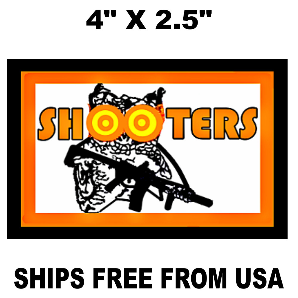 Shooters Gun Sticker Sign Decal Gun Case Car Truck Window Decor Decal Sticker