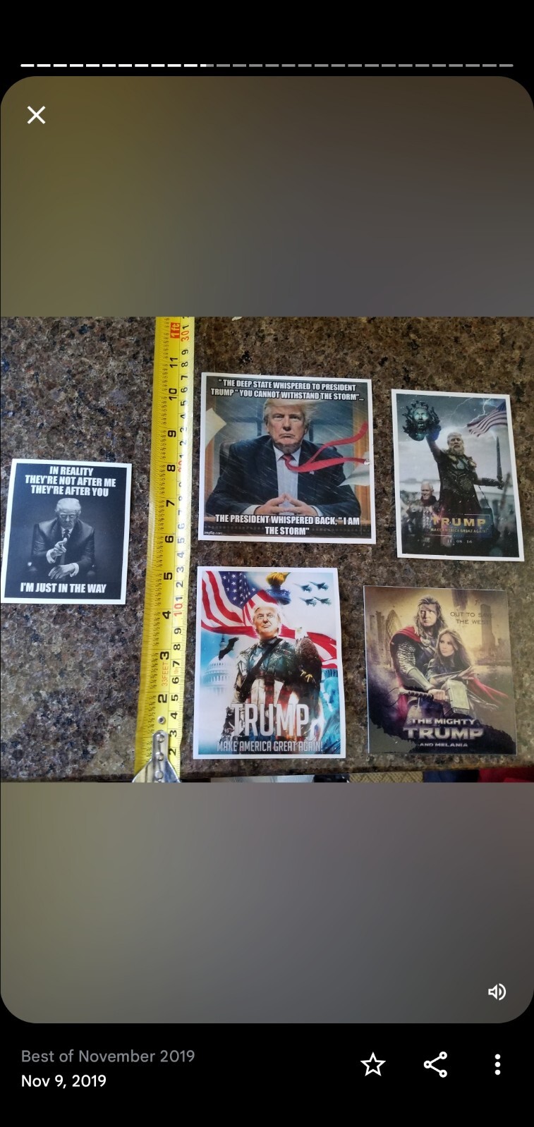 TRUMP 2024 STICKERS VARIETY PACK (3) 5 YEAR WARRANTY WORLDWIDE 🌐 SHIPPING