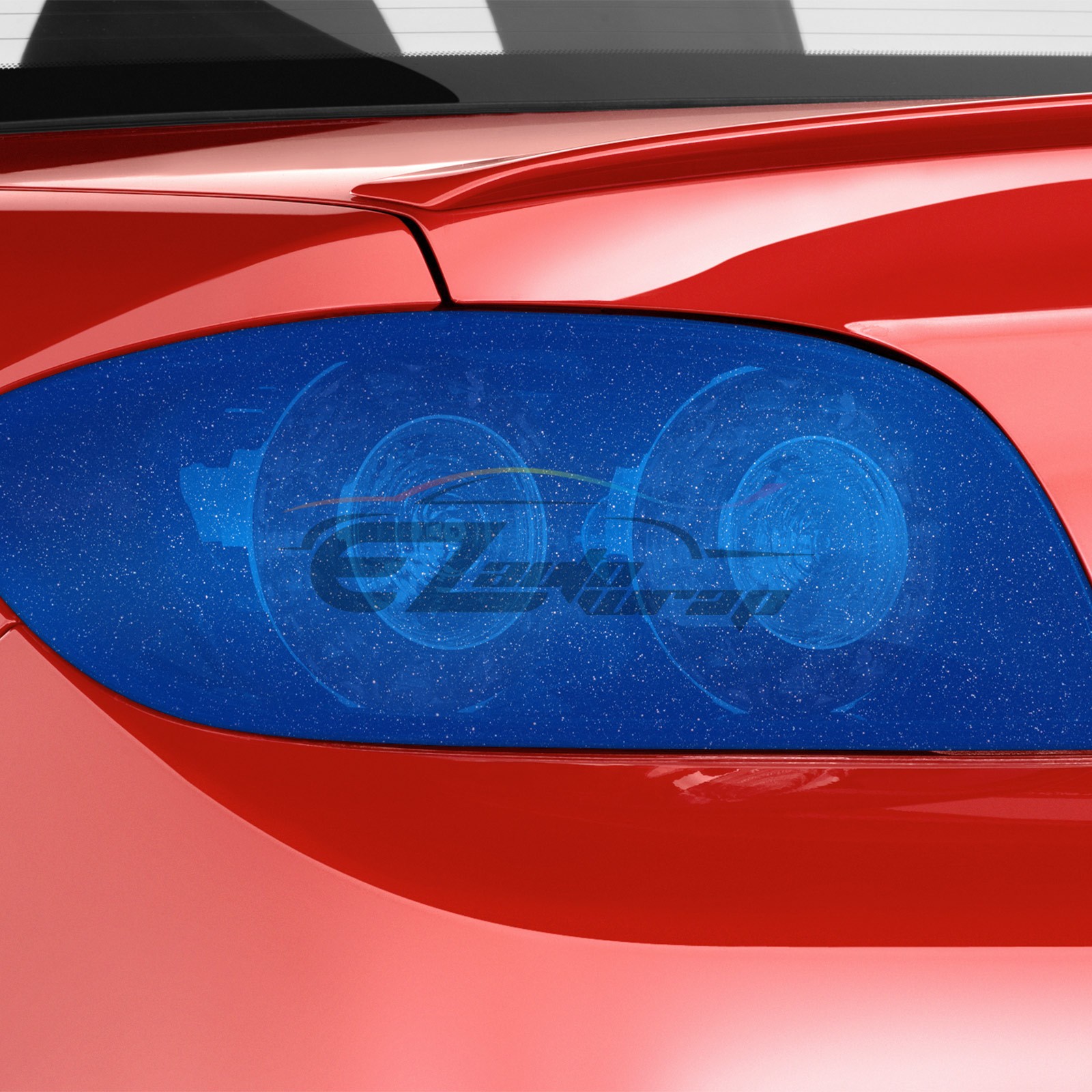 Matte Glitter Dark Blue Tint Headlight Taillight Fog Light Vinyl Film Protective