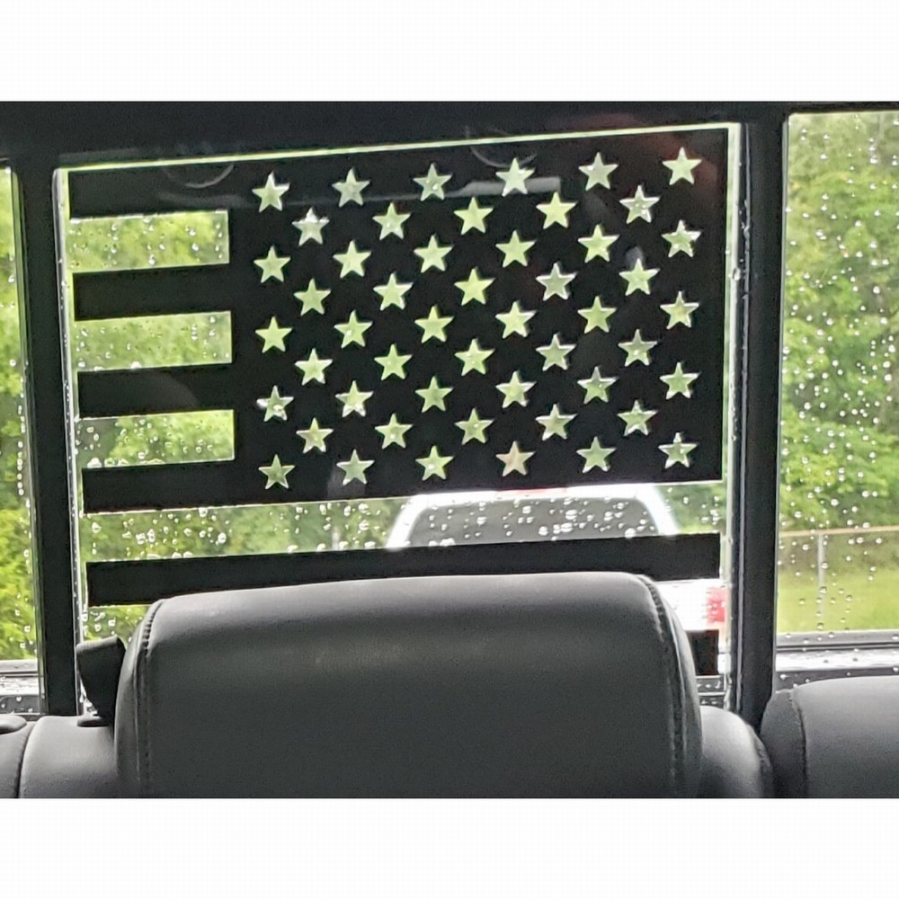 American Flag Rear Middle Vinyl Window Sticker Decal For Toyota Tacoma 2016-23
