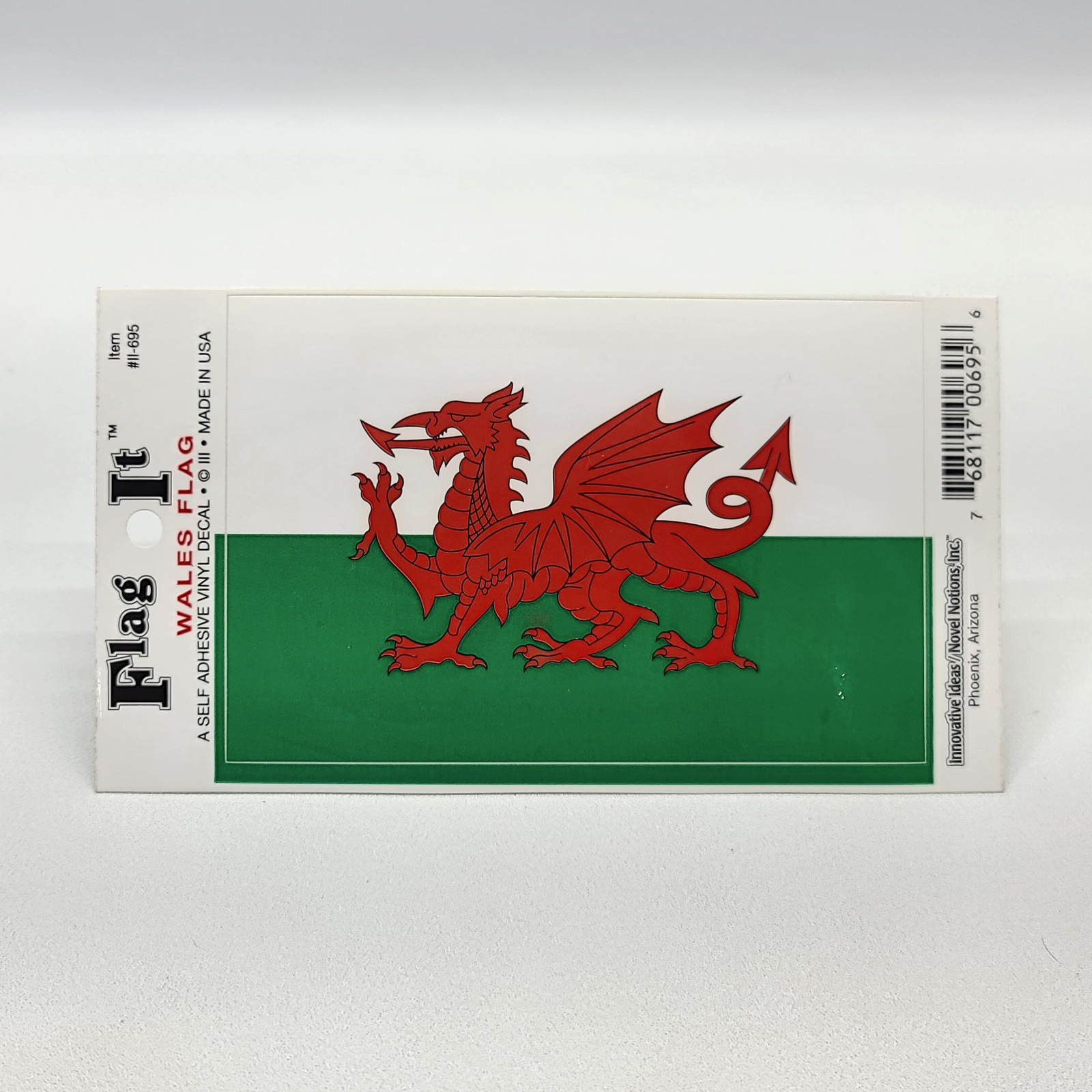⭐️ Flag It Wales Window Bumper Vinyl Decal Sticker- 3.25″ x 4.875″