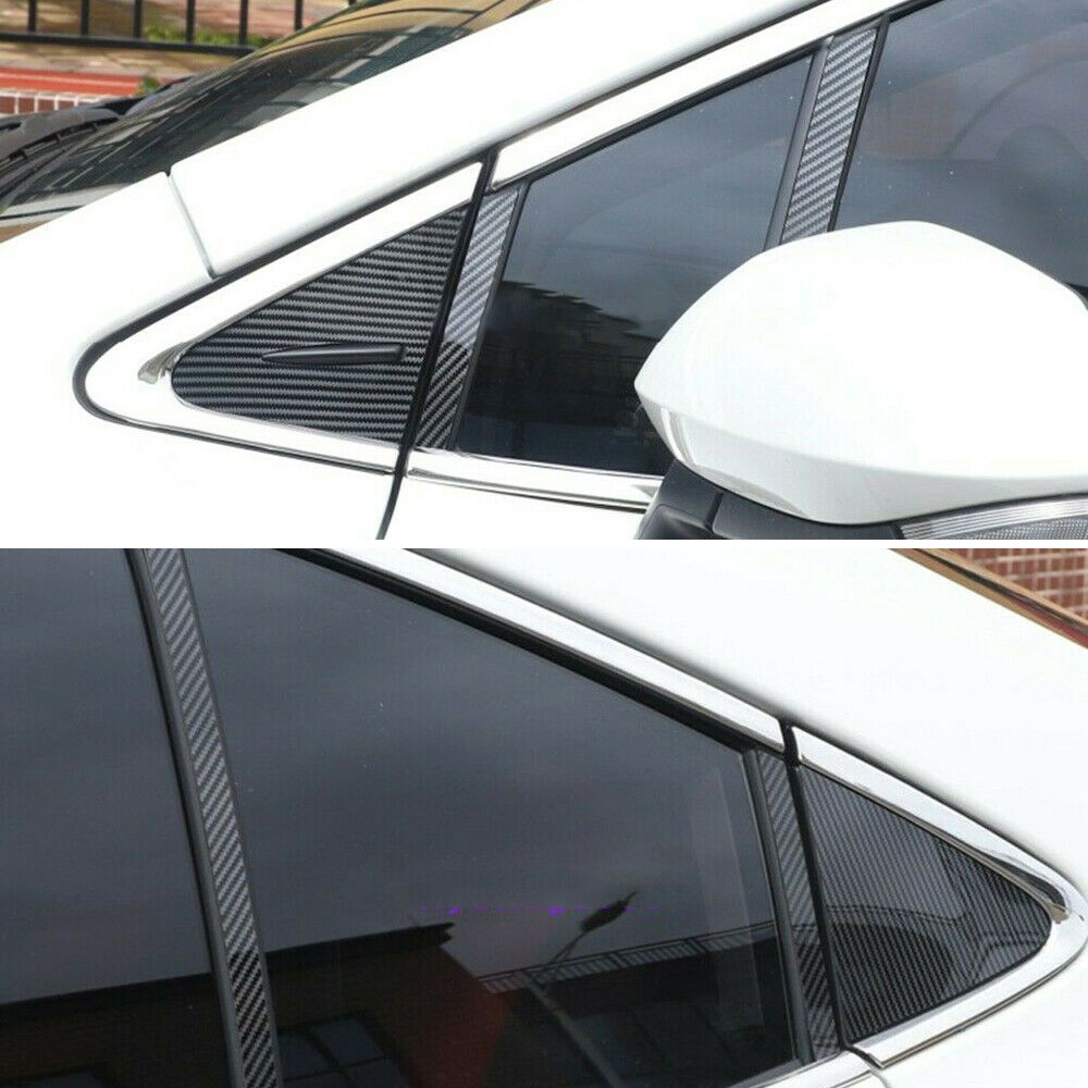 For Toyota Corolla Sedan 20-2022 5D Carbon Fiber Pillar Posts Door Trim 16Pcs H