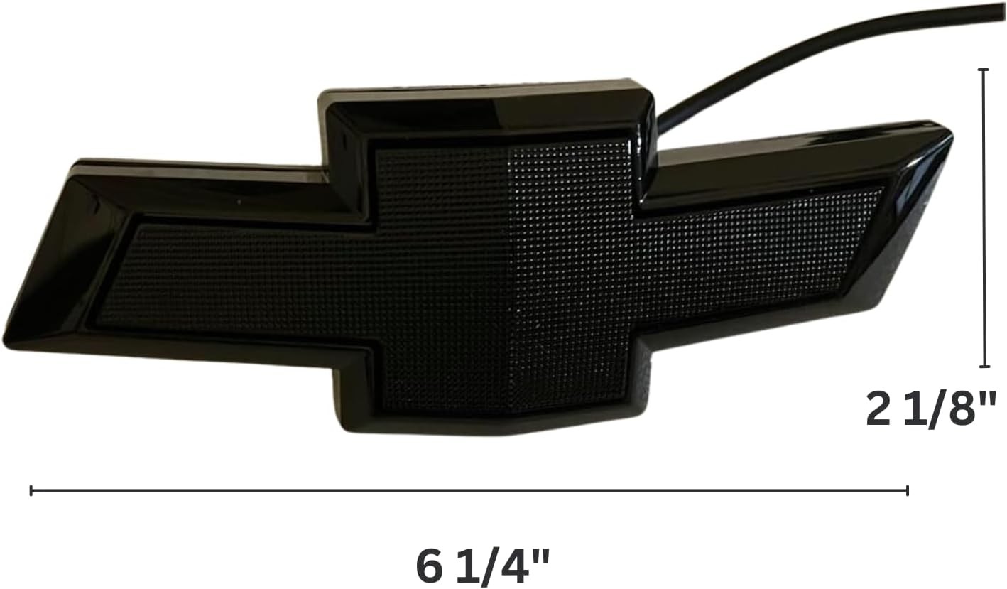 2016-2024 Chevy Camaro Grille Illuminated Bowtie Emblem | Black- Blue, White