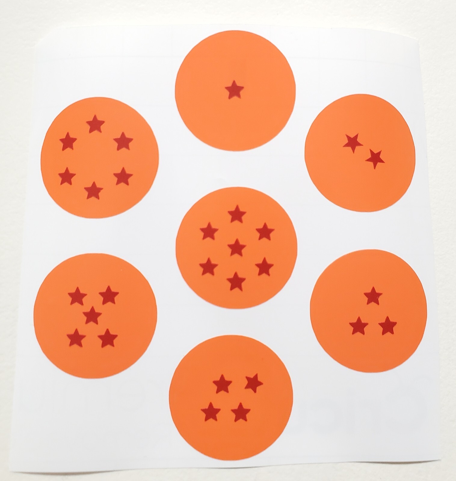 Goku Dragon Ball Z Dragon Balls Stickers Vinyl Decal Car Windows Waterproof!